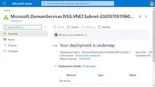 Create and configure an Azure Active Directory Domain Services instance