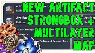 NEW ARTIFACT STRONGBOX, MULTILAYER MAP, AND BATTLE PASS WEAPONS Genshin Impact 4.0 Fontaine