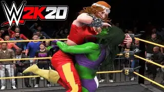 She-Hulk v Thundra! - WWE 2K20 Requested Bearhug Iron Woman Match