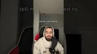 Singing Chris Brown’s version of “Transparency”