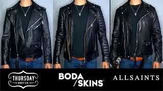 Best Leather Jacket Under $500 - Thursday 2.0 Vs Allsaints Vs Boda Skins.