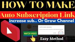 how to make auto subscription link!auto subscription link kese banaya jata hein@mustaqimenterprise