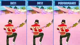 Fortnite Dx11 vs Dx12 vs Performance Mode (Performance Comparison)