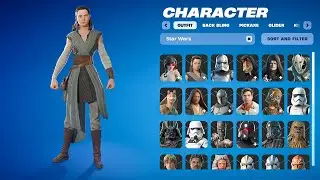 ALL Fortnite Star Wars Skins (2019 - 2025)