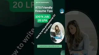 Data analyst resume | #shorts #viral #youtube #youtubeshorts #resume