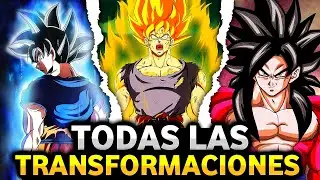 Las 13 TRANSFORMACIONES de GOKU desde Dragon Ball a Dragon Ball Super