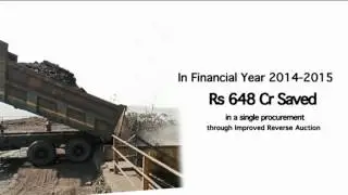 Improved e- Reverse auction  & Auto-refund of EMD-Coal India ltd.