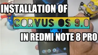 Installation Of Corvus Os 9.0 (Endgame) In Redmi Note 8 Pro