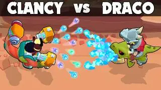 CLANCY vs DRACO⭐ Brawl Stars