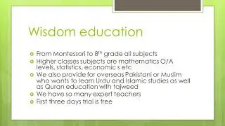 wisdom academy