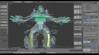 Session #9. Modelling* a 3D Monster Character. Part 6. Geometry details and Rig