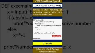 1. Errors correcting questions solved 