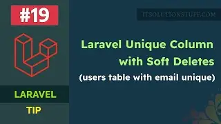 Laravel Unique Column with Soft Deletes