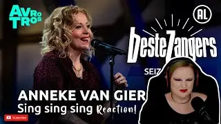 ANNEKE VAN GIERSBERGEN - Sing Sing Sing | Beste Zangers 2021 | NON METAL ARTIST MONDAY REACTION