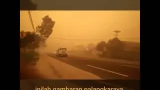 Asap beracun kota Palangkaraya yg semakin pekat
