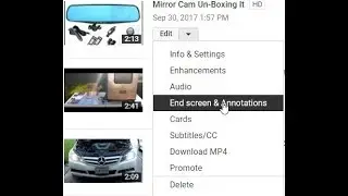 How To Add Subscribe Buttons, Videos Using The End Screen & Annotations