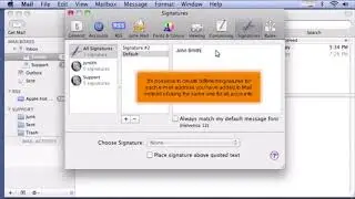 7) How to create and manage signatures in Apple Mac Mail by Gecko Websites