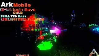 Ark mobile Full tek base unlimited Amber new Save data || Gmail login Save data || No hack Unlimited