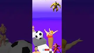 Red Joker Wala cartoon Hulk Reverse mixed jump to damege watermelon apple orenge man, part 185