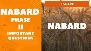 NABARD 2021 PHASE II OBJECTIVE