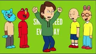 Caillou gets grounded on 4/20