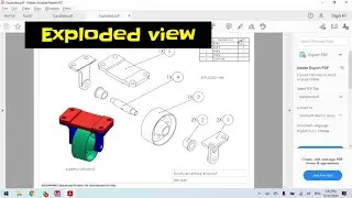 SolidWorks #13 Exploded view with balloon