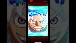 Gear 5 animation into Gear 5 Luffy Pull in One Piece Treasure Crew