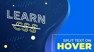 Split Text On Hover | CSS Text Hover Effects