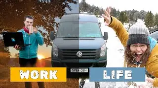 Full-time vanlife work-life balance (with pets) 💻