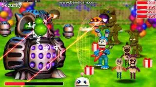FNaF world | All Bonnies vs security owl
