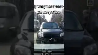 ПРИПАРКОВАЛАСЬ НА ВСТРЕЧКЕ🙈 #tiktok #юмор #прикол #automobile
