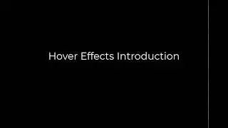 Applying Hover Effects with Hover Effects option in Web Export