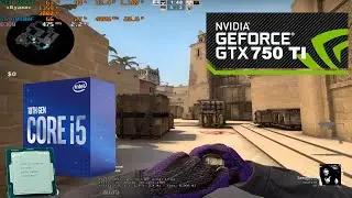 CSGO: I5 10400F + GTX 750TI