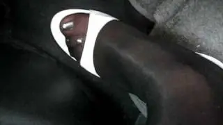 BEAUTIFUL FEET, PEZINHOS, HIGH SANDALS, PEDAL PUMPING, SHOES, NYLON