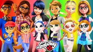 🌈 MIRACULOUS LADYBUG ➕ ANGELA | Friends | Cosplay Makeover