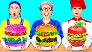 Me vs Grandma Cooking Challenge | Epic Food Battle by BaRaDa Challenge