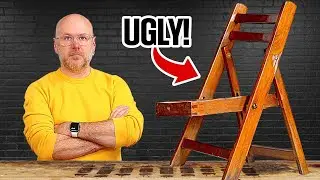 Woodworker turns thrift store chair into fine furniture.
