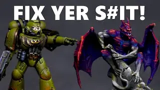 Fixing Your Mini Painting MISTAKES!