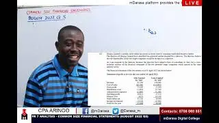 FINANCIAL REPORTING - COMMON SIZE FINANCIAL STATEMENTS . KASNEB