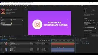 How To Create a Social Media Lower Thirds in After Effects