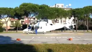 start-up & take-off PEGASO 44 I-HELO 16/12/2013 presso H.S.M.G. LT