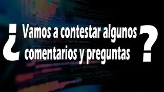 Vamos hacer este directo, para contestar comentarios y preguntas!