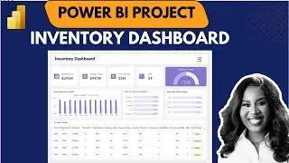 Power BI Project: Inventory Dashboard Tutorial for Beginners