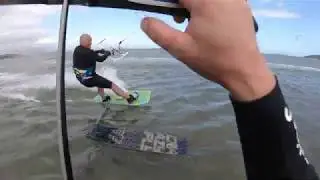 Kitesurfing at Portland harbour
