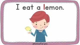 The Alphabet. Unit 3. Letter Ll. (ESL Alphabet, for non-natives)
