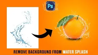 how to remove background from water splash in photoshop