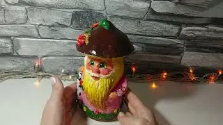 Cказочный гриб из солёного теста своими руками.Мастер-класс.DIY.