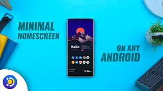 How To Customize Android Phone Homescreen Like a PRO - Minimal HOMESCREEN Theme