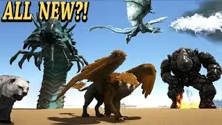 ARK ICE WYVERN, ICE QUEEN WORM, LAVA GOLEM, GRIFFIN & POLAR BEAR!! Ark Survival Evolved Ragnarok DLC