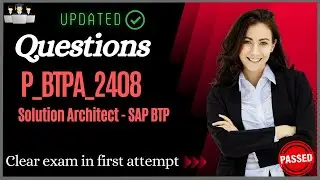 SAP P_BTPA_2408 Certification Questions and Study Material [Latest]